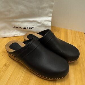 Isabel Marant Black Leather Men's Loafers